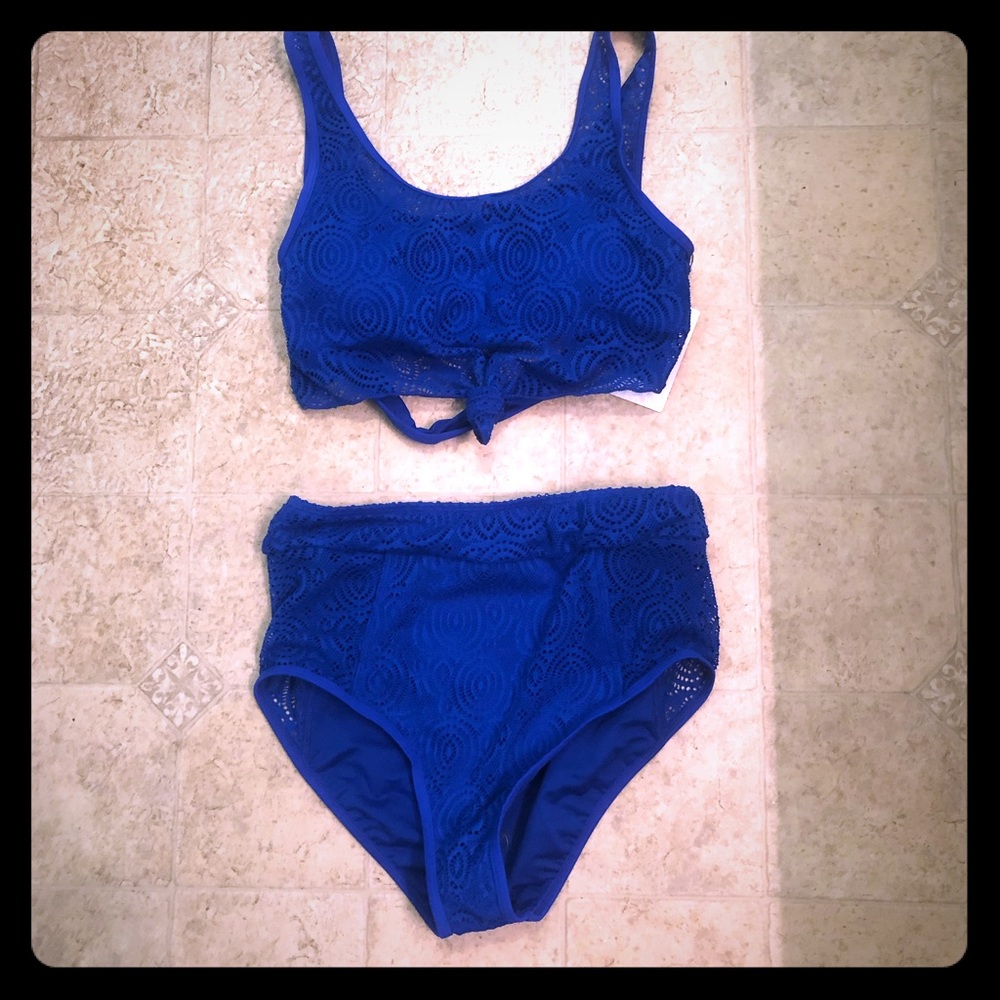 High waist swim suit